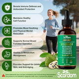 SCORDOM etiqueta con ingredientes detallados y beneficios botánicos claros