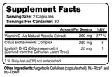 Script Essentials etiqueta en detalle con ingredientes y sin aditivos