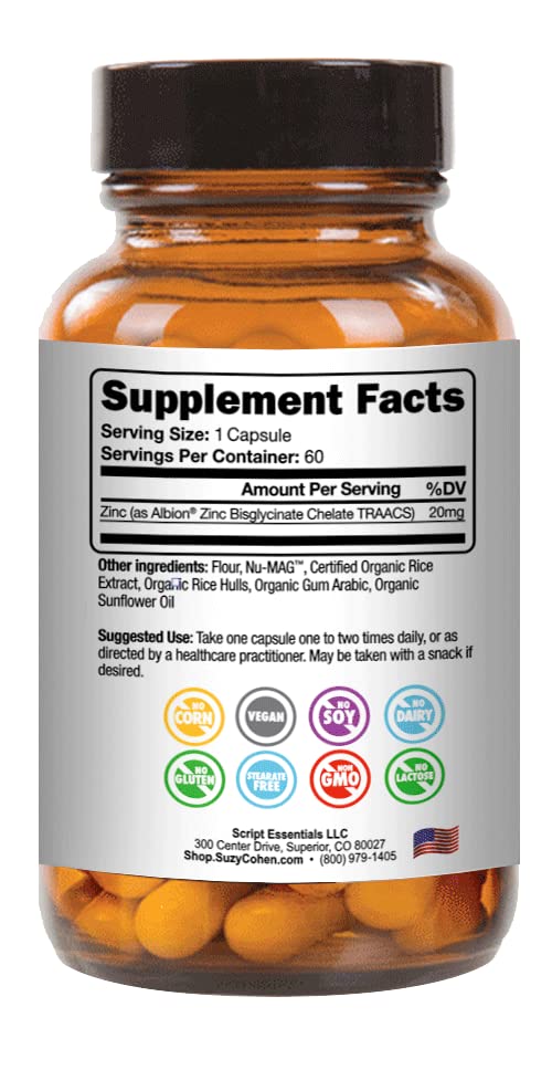 Script Essentials etiqueta nutricional en primer plano, muestra aporte y dosificación