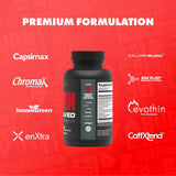 Sculpt Nation etiqueta de ingredientes que destaca Capsimax y Chromax beneficios