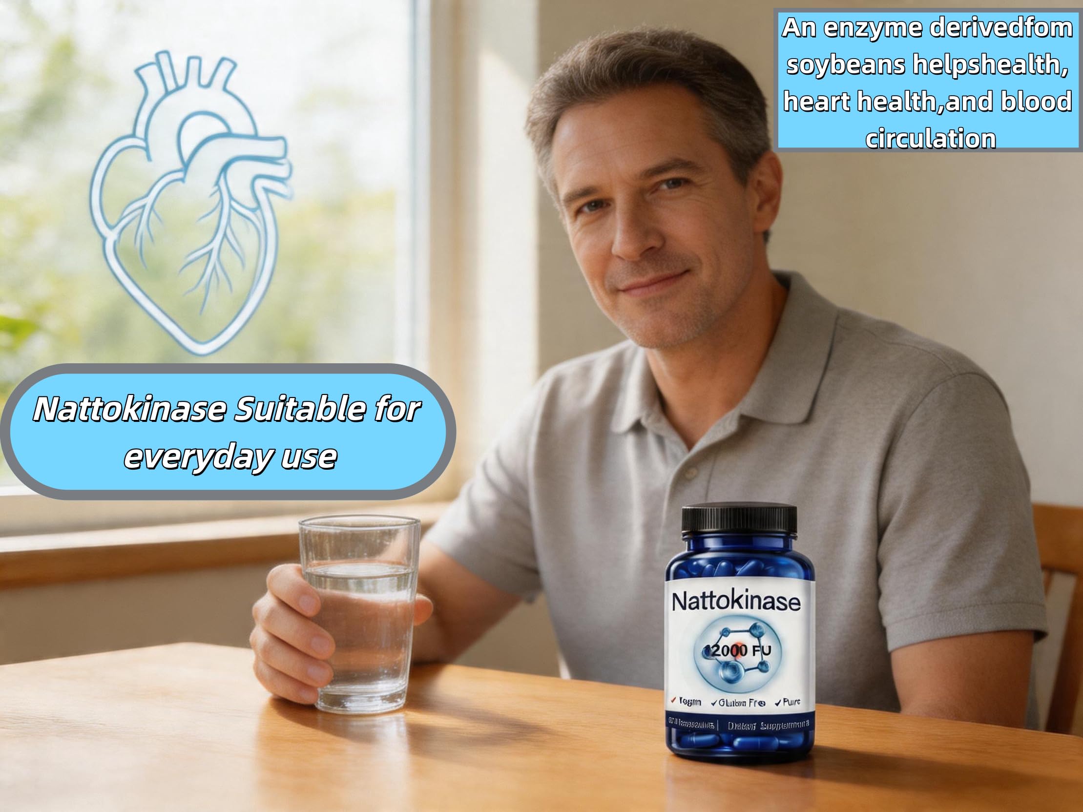 SEAFLEX ingrediente fermentado de soja que origina la nattokinase