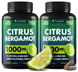 Secret Element frontal del paquete de bergamota mostrando la presentación y beneficio antioxidante