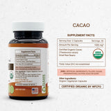 Secrets of the Tribe etiqueta nutricional y certificaciones visibles para confianza