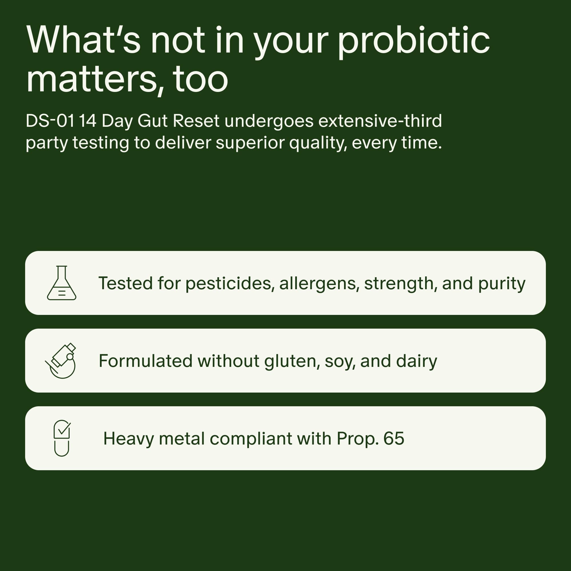 Seed etiqueta con ingredientes y cepas probióticas para transparencia informativa