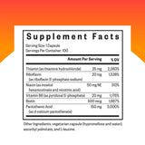 Seeking Health biotina y riboflavina en cápsulas, detalle útil para dosificar