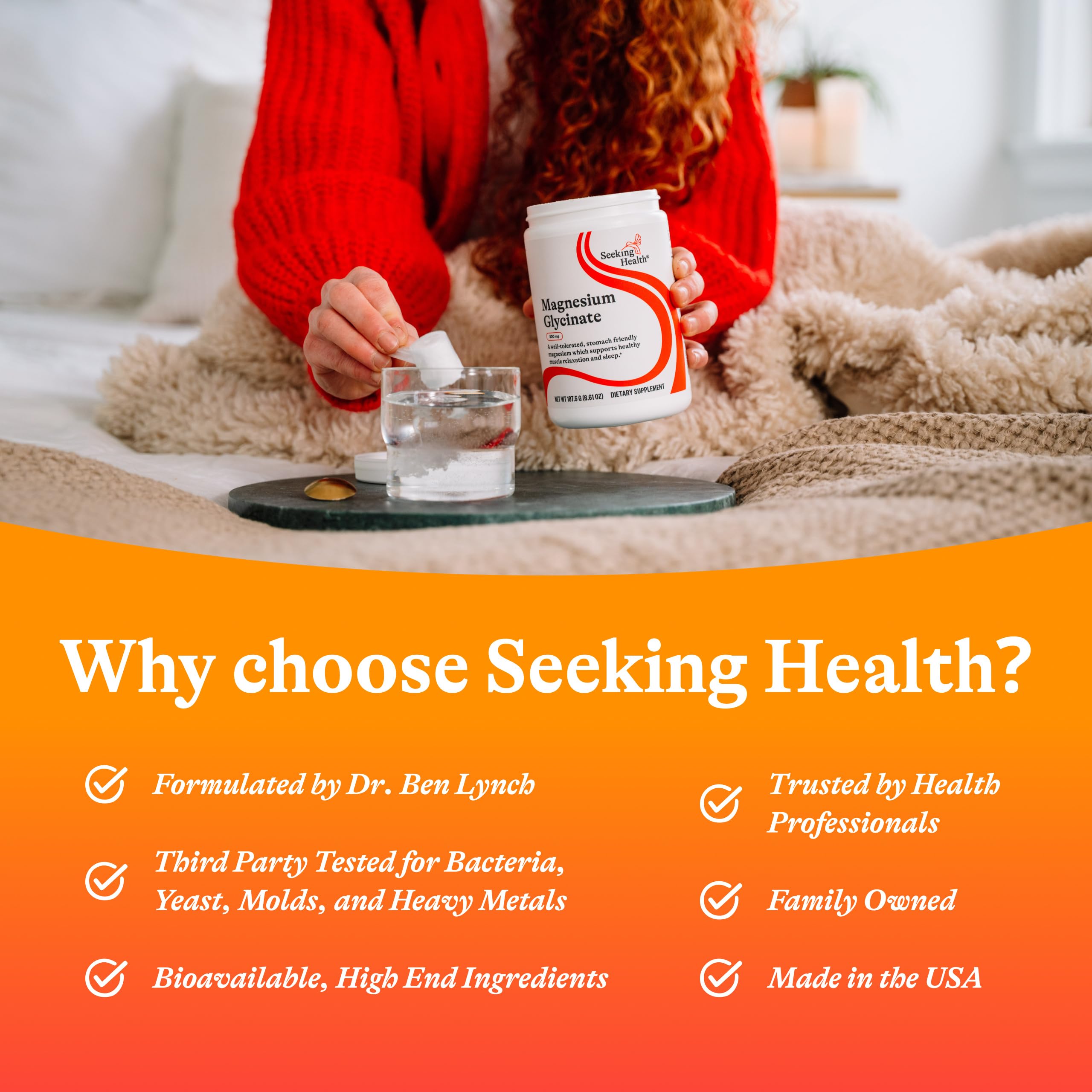 Seeking Health comparación de tamaño con cuchara para visualizar porción real