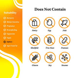 Seeking Health comparación de tamaño del sobre con mano para escala