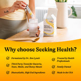 Seeking Health etiqueta de ingredientes y certificaciones, aporta transparencia