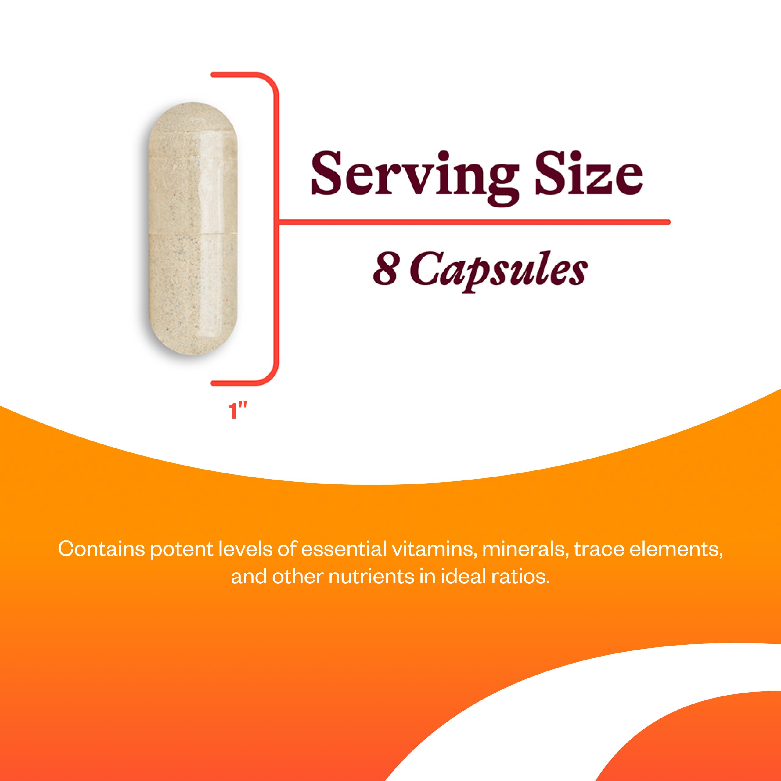 Seeking Health etiqueta nutricional legible con detalles de vitaminas