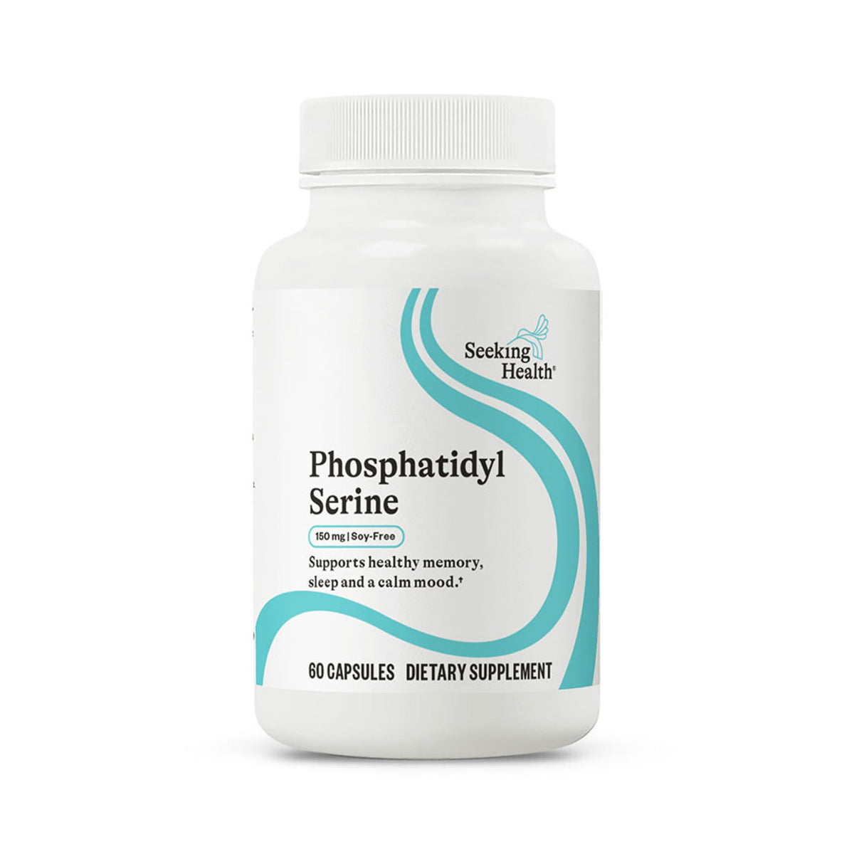 Seeking Health frontal del envase mostrando nombre y cantidad, transmite confianza