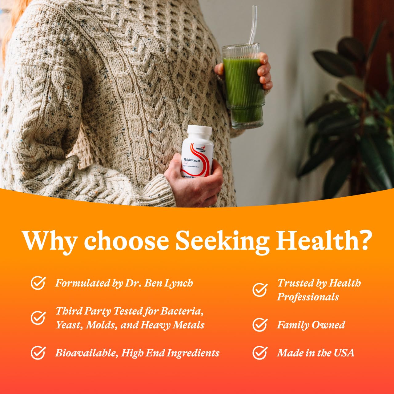 Seeking Health comparación de tamaño con una moneda para apreciar proporción de la cápsula