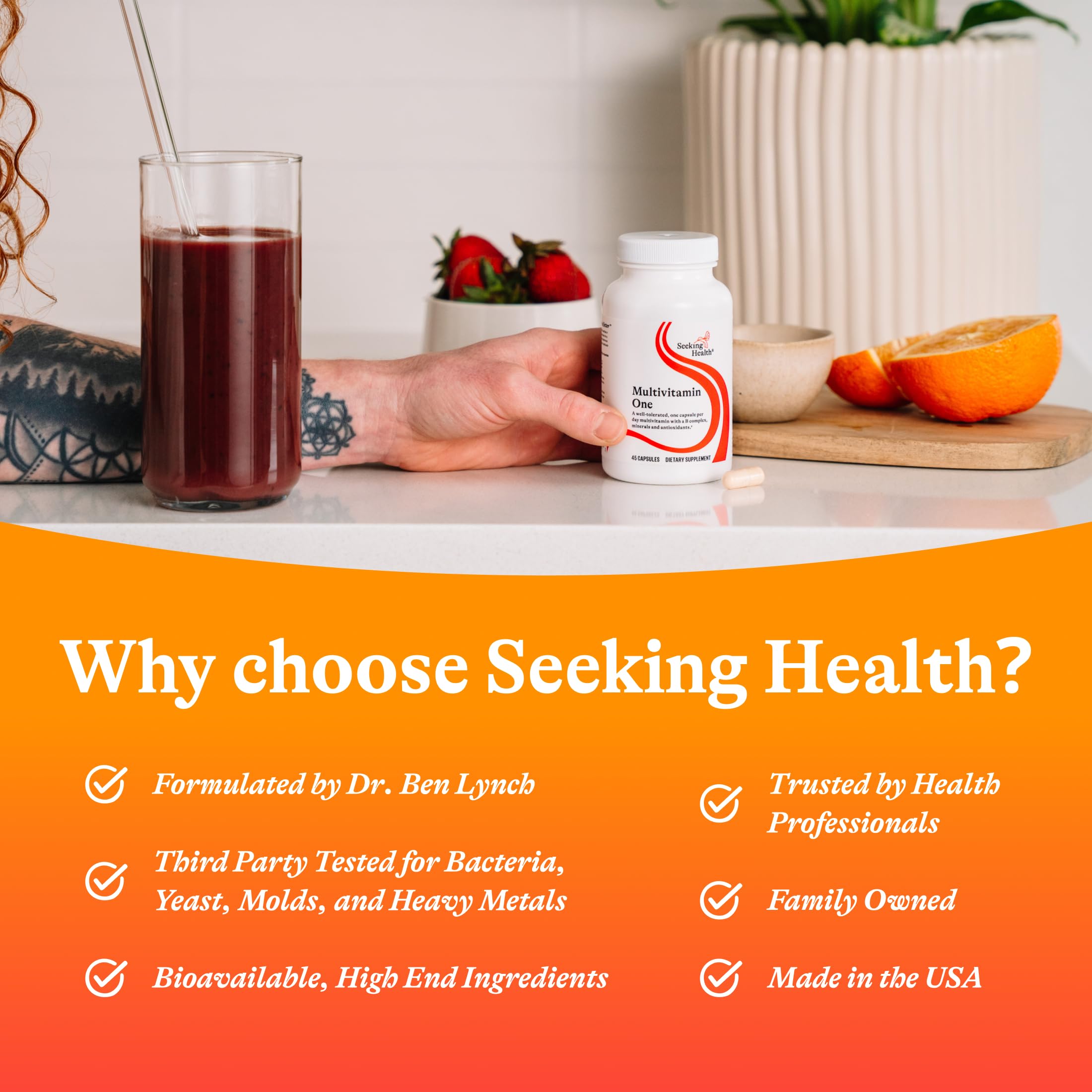 Seeking Health comparación de tamaño con monedas para referencia práctica