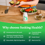 Seeking Health etiqueta nutricional legible con información de ingredientes