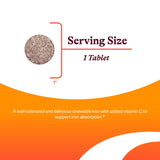 Seeking Health primer plano de la textura de la tableta para fácil masticación