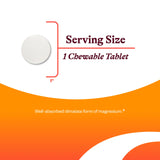 Seeking Health primer plano de la textura de la tableta masticable, absorción y palatabilidad