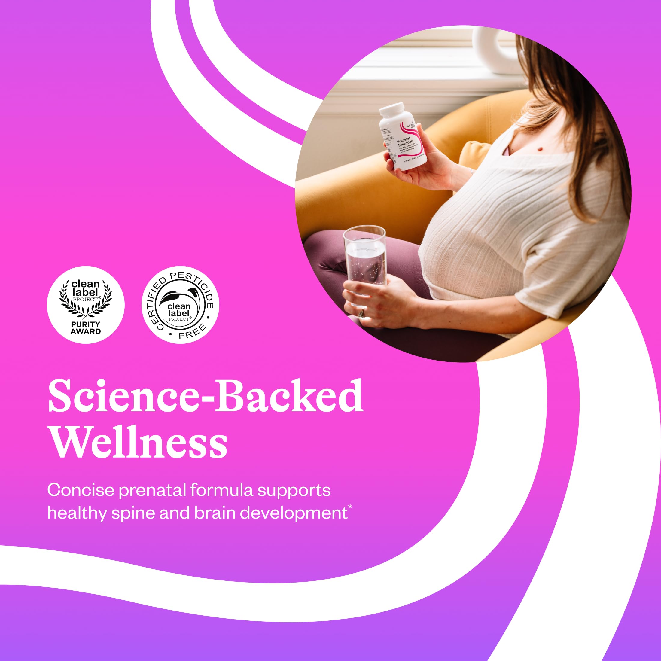 Seeking Health etiqueta de ingredientes indicando formas de folato y B12
