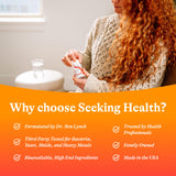 Seeking Health detalle del contenido en polvo dentro de la cápsula para absorción