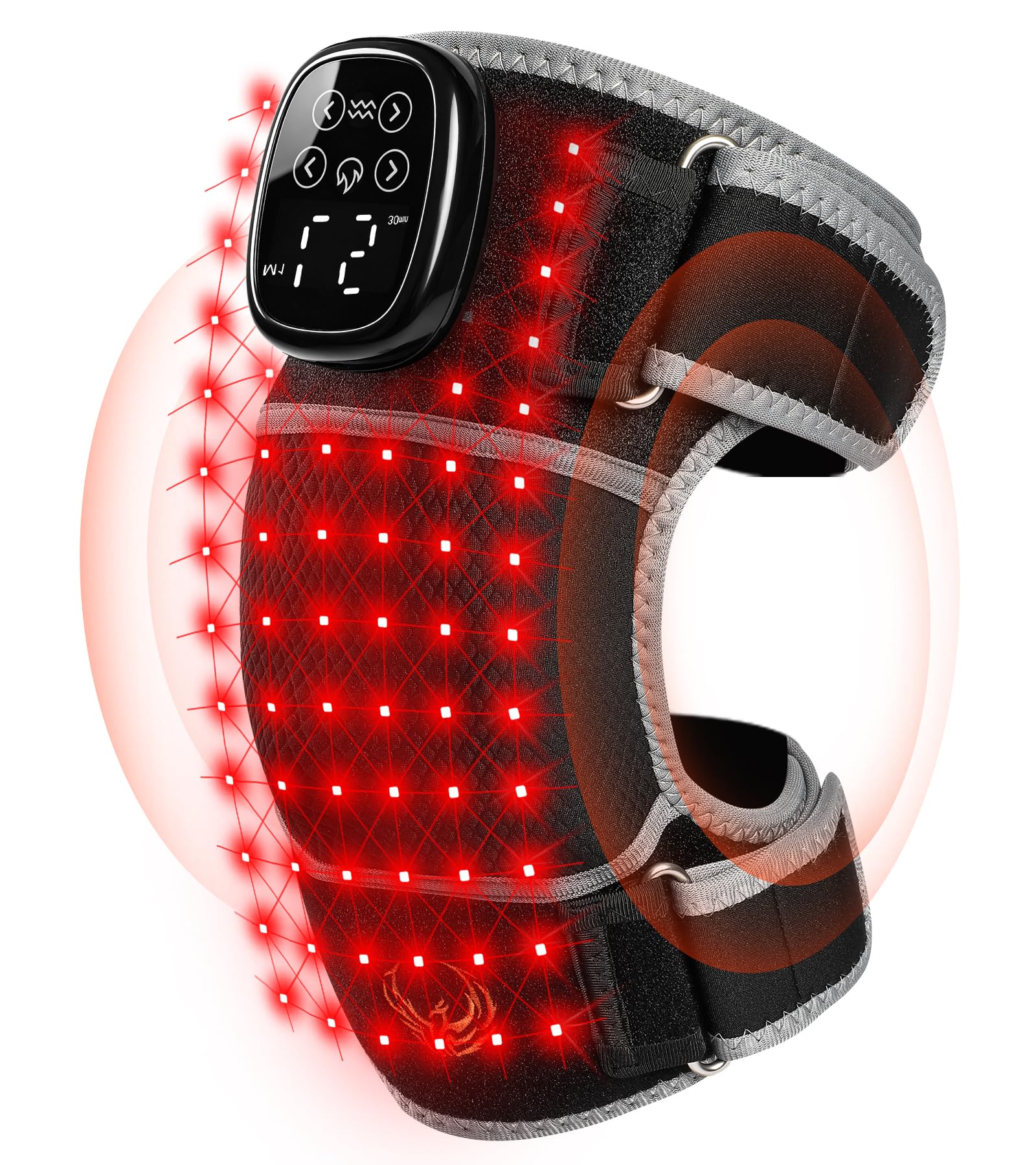 Seenew rodillera frontal mostrando ajuste ergonómico y comodidad