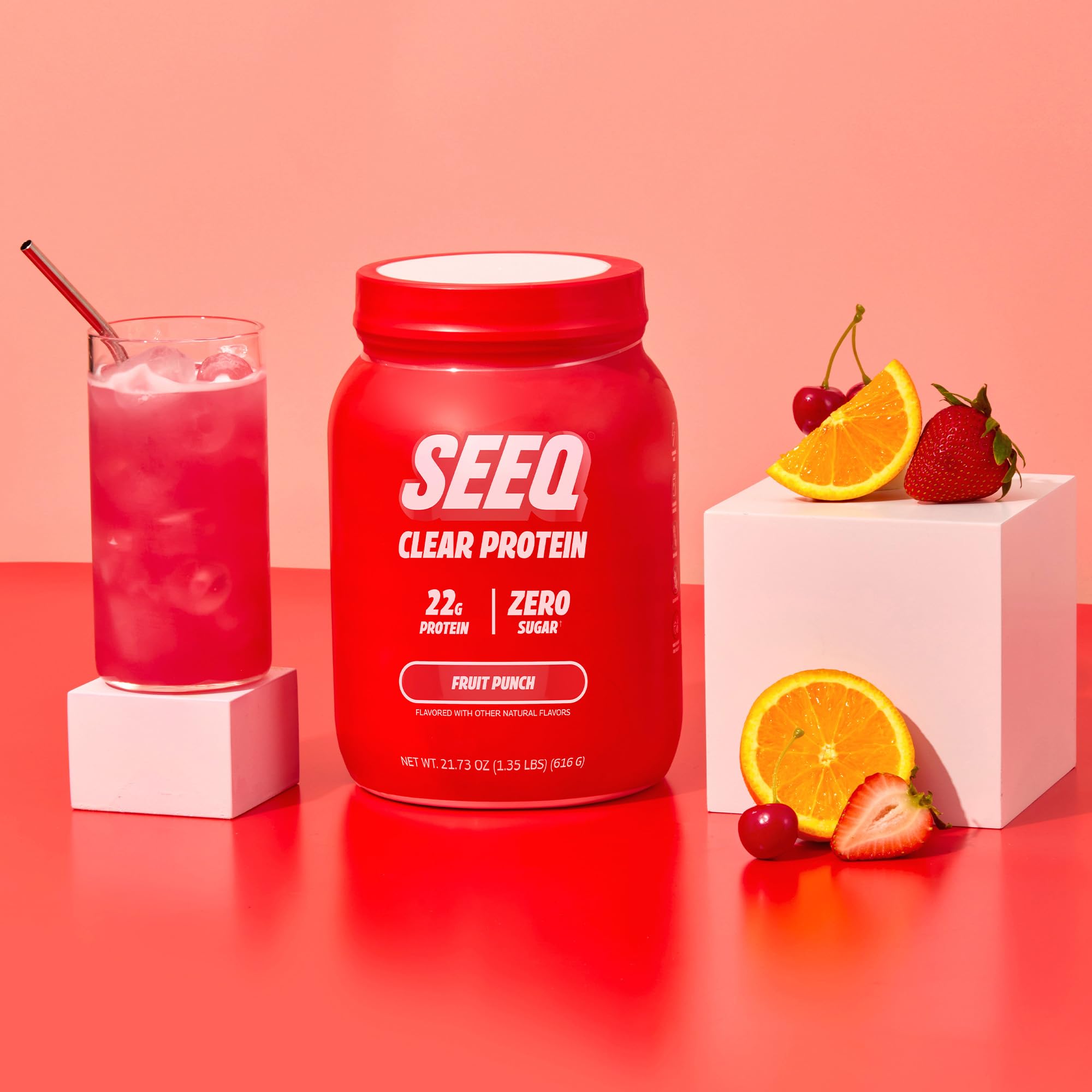 SEEQ cucharada con polvo, 22 g de proteína por servicio destacada