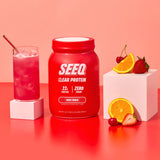 SEEQ cucharada con polvo, 22 g de proteína por servicio destacada