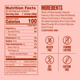 SEEQ ingredientes con durazno fresco ilustrando sabor natural