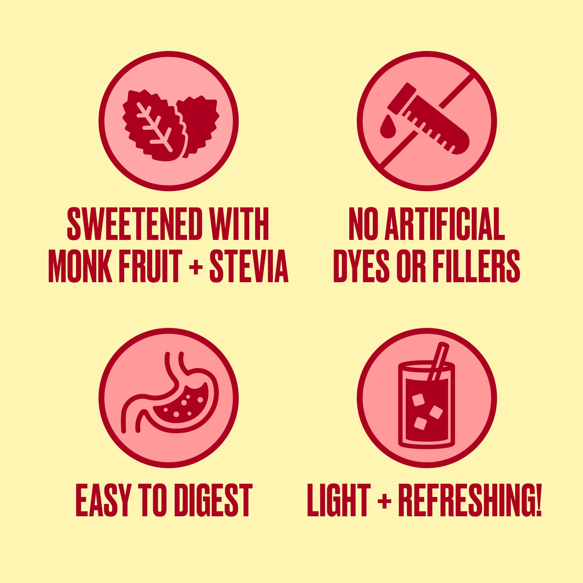 Ilustración de ingredientes fresa y limón que destaca sabor SEEQ