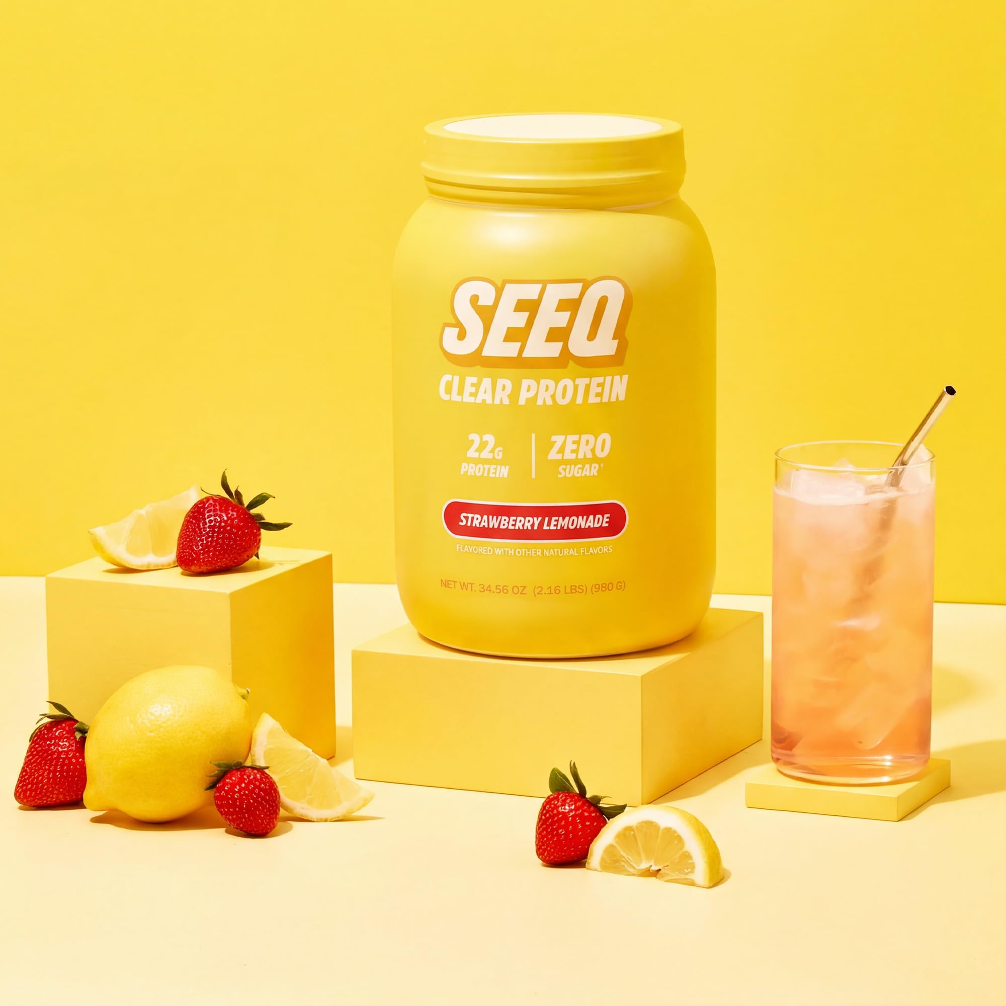 SEEQ vaso con hielo al aire libre, bebida refrescante para días calurosos