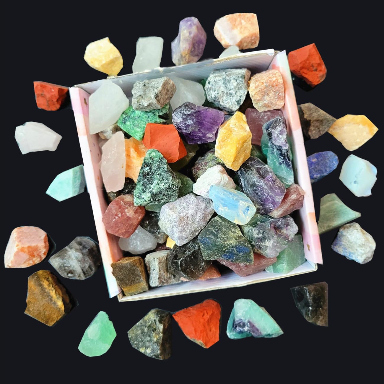 SeeuFun conjunto de piedras humedecidas realzando colores naturales