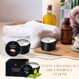 Sel Natural ambiente con velas encendidas creando atmósfera cálida y romántica