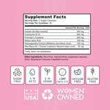 SELF NUTRITION botella abierta con cápsulas mostrando cantidad por envase