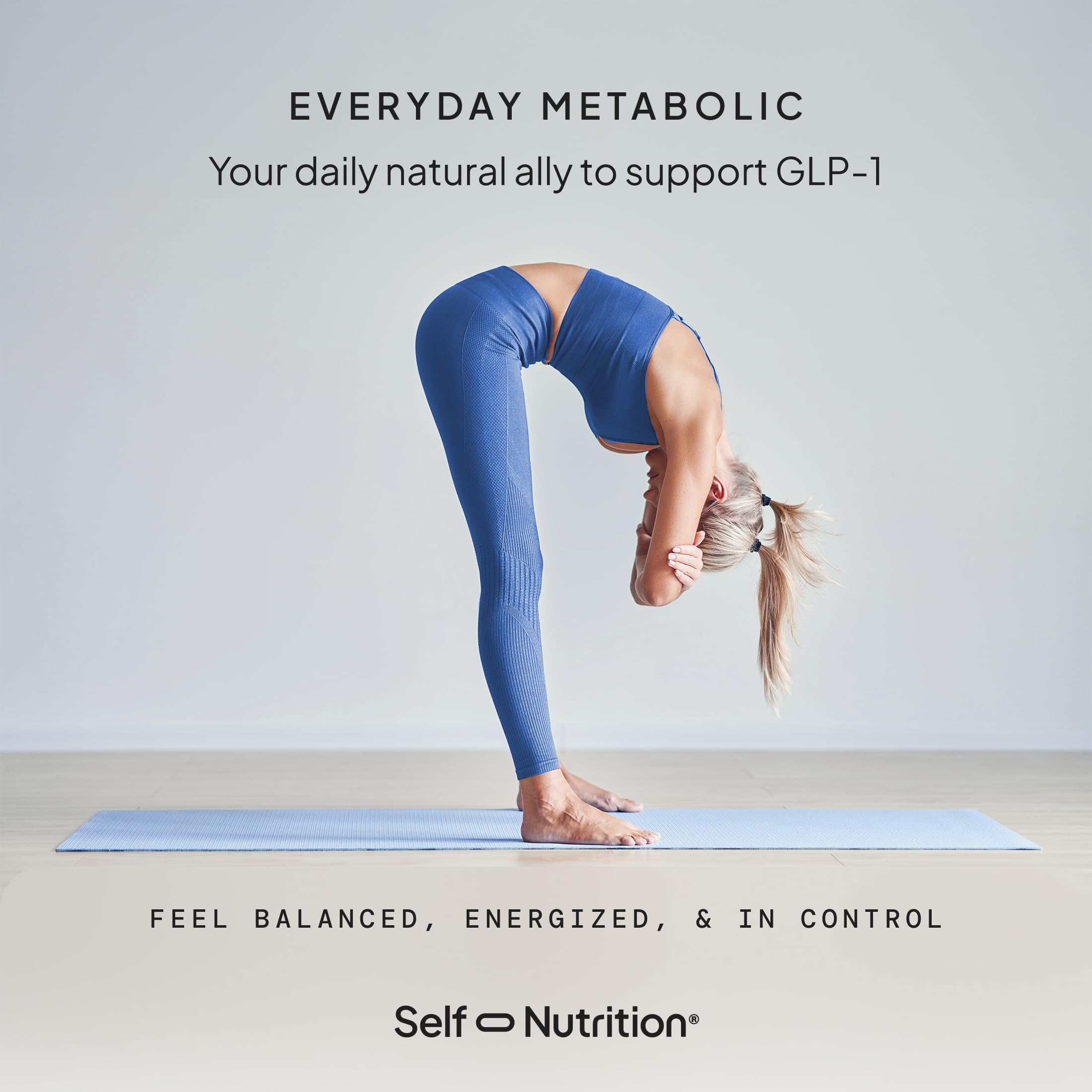 SELF NUTRITION primer plano de berberina y canela, apoyo metabólico