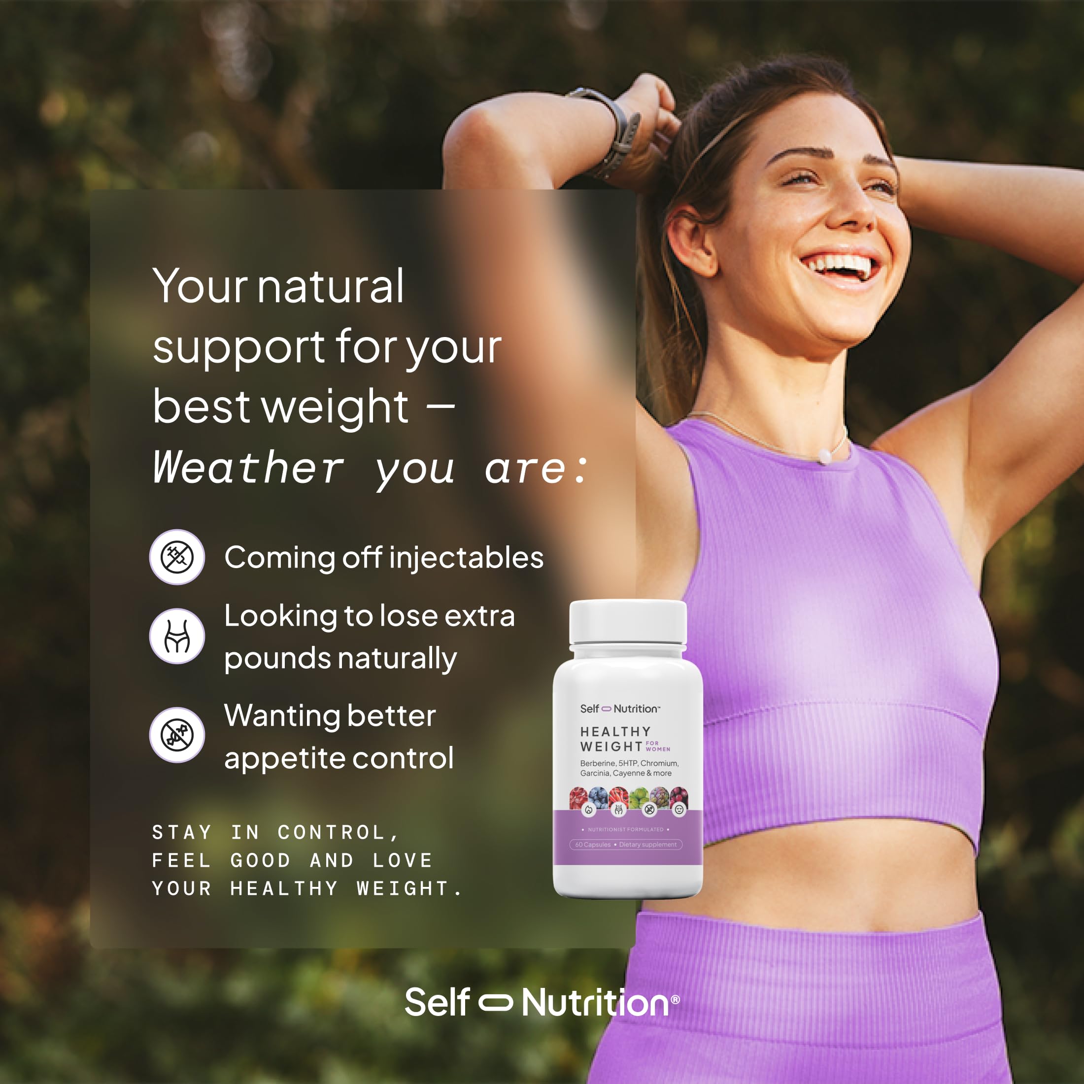 SELF NUTRITION suplemento en mesa de desayuno equilibrado