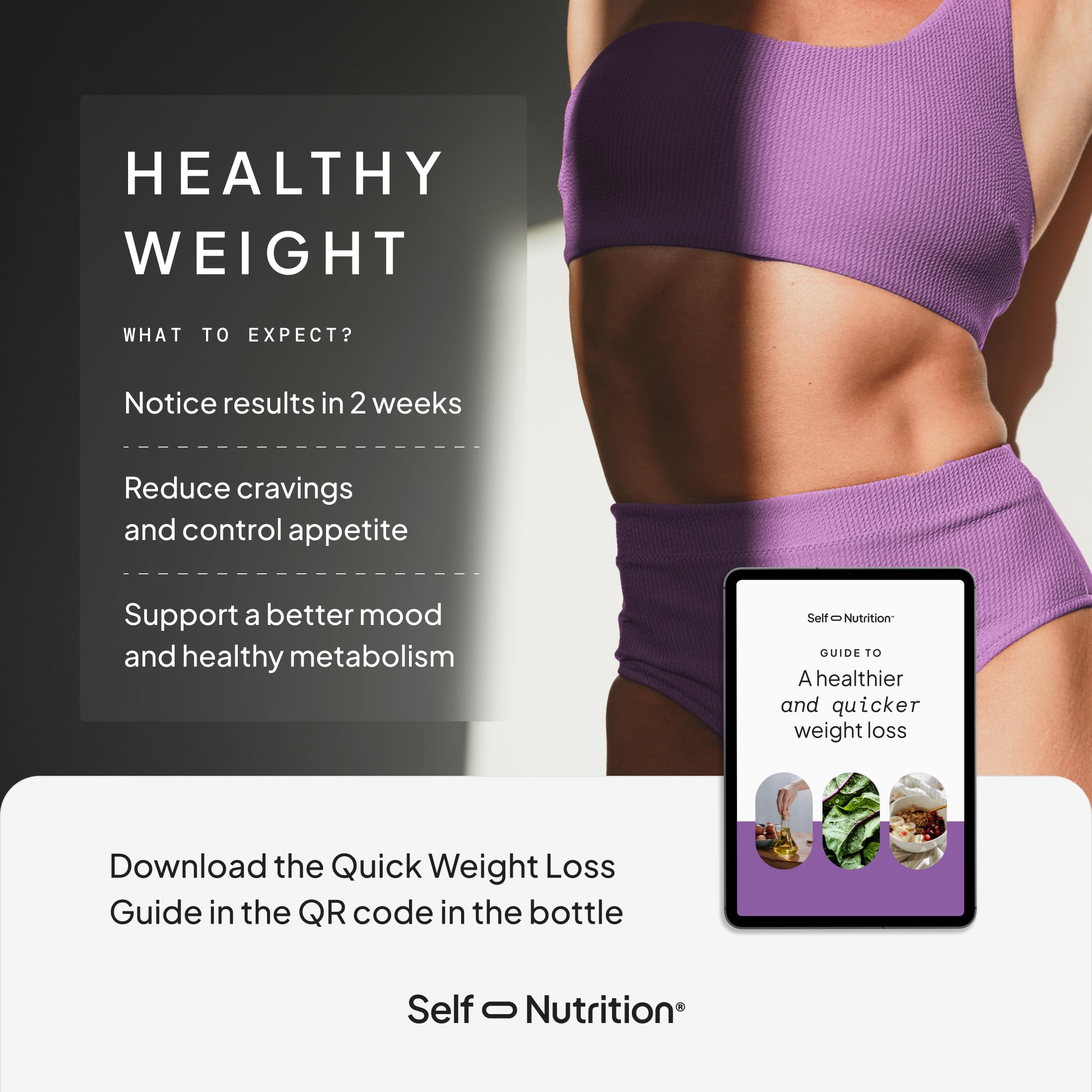 SELF NUTRITION primer plano de la textura de la cápsula funcional