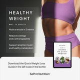SELF NUTRITION primer plano de la textura de la cápsula funcional