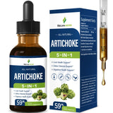 Selvaherb frasco frontal mostrando la fórmula 5-en-1 y beneficio hepático