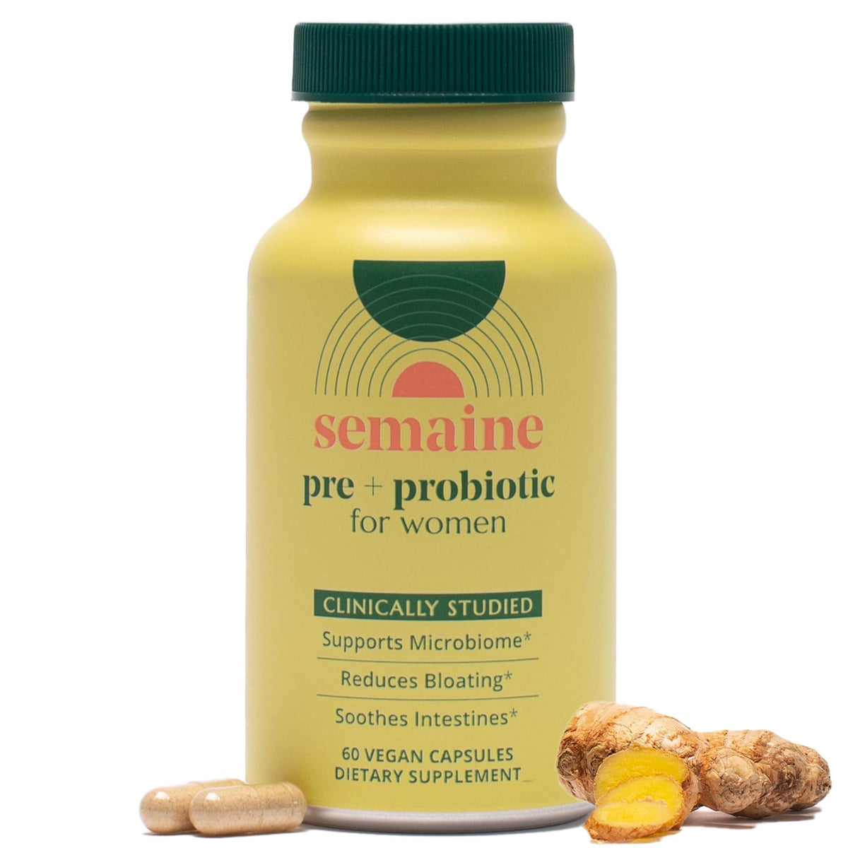 Semaine frasco frente mostrando diseño y confianza para la salud digestiva