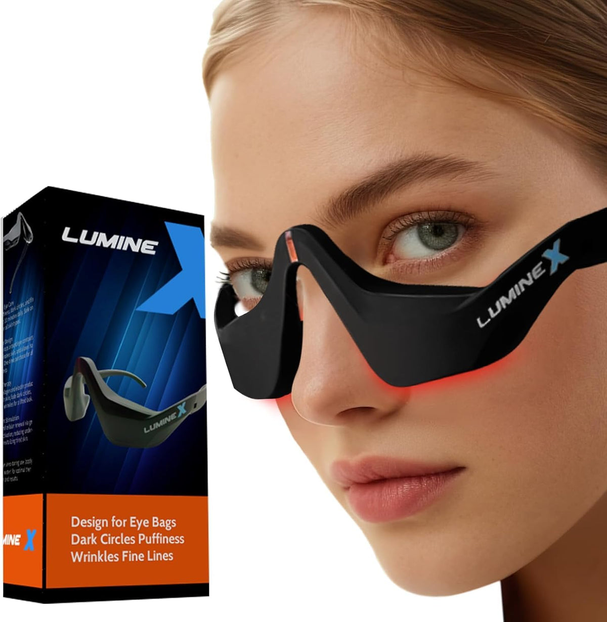 SENHI frontal de gafas mostrando diseño envolvente y comodidad