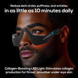 SENHI gafas en uso durante relajación mostrando rutina sencilla