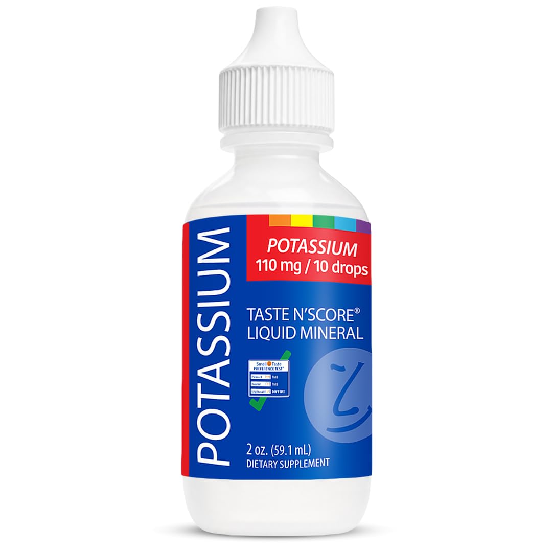 SENSEable Supplements botella frontal de Potassium muestra tamaño y etiqueta clara