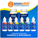 SENSEable Supplements botella en ambiente cotidiano junto a accesorios