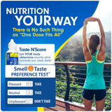SENSEable Supplements etiqueta con información de dosis y pureza