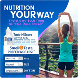 SENSEable Supplements etiqueta y tabla de ingredientes visibles para confianza