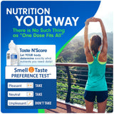 SENSEable Supplements junto a mano para comparar tamaño y portabilidad