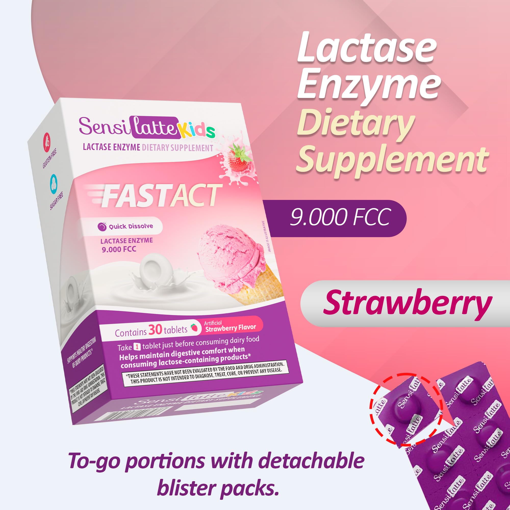 SENSI LATTE etiqueta con lista de ingredientes y certificaciones de calidad