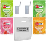 SENSORY4U frente del set Grab and Go mostrando sabores y tubos Race Ready para mayor comodidad