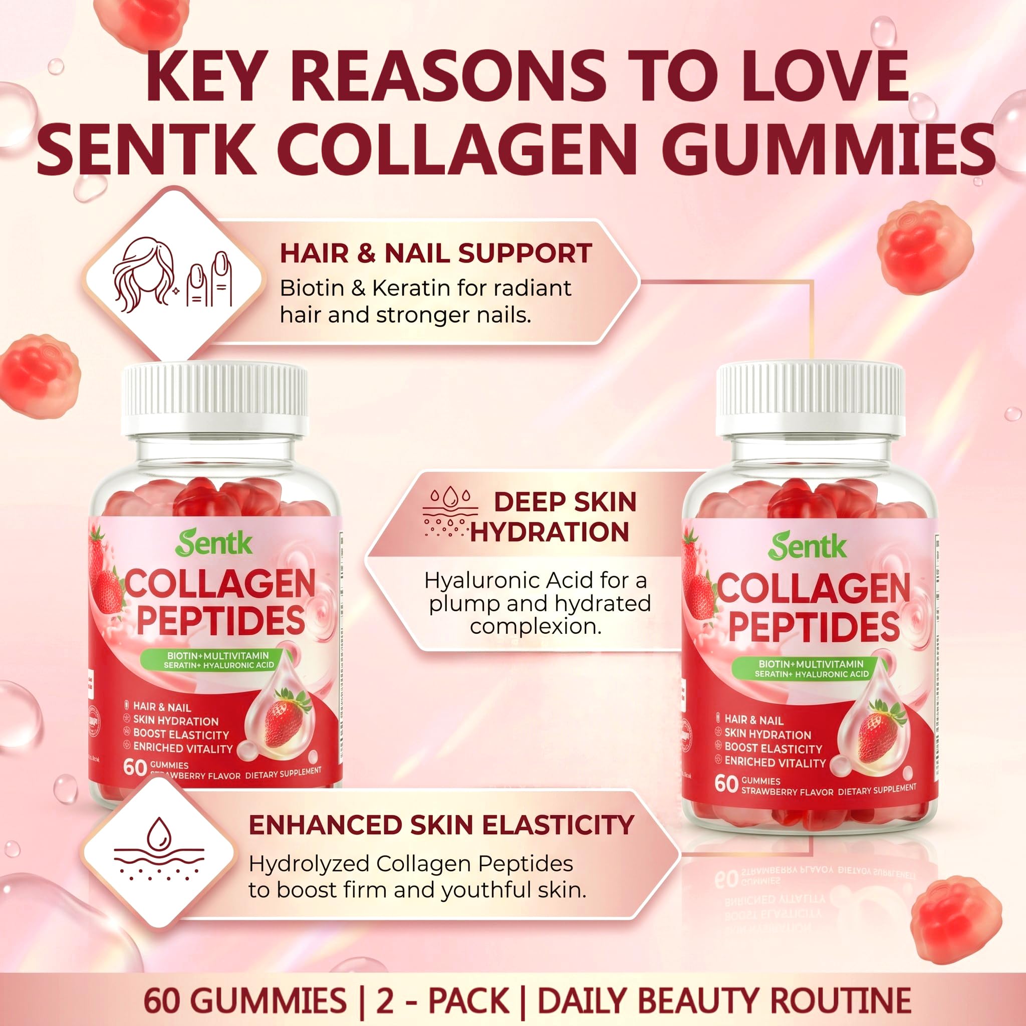 Sentk gomitas en mano para comparar tamaño y facilitar dosis diaria