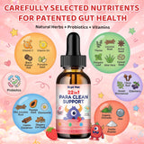 SEPT YAN etiqueta con lista de ingredientes y beneficios de soporte digestivo