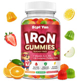 SEPT YAN frente del envase mostrando multivitaminas y hierro, fácil identificación