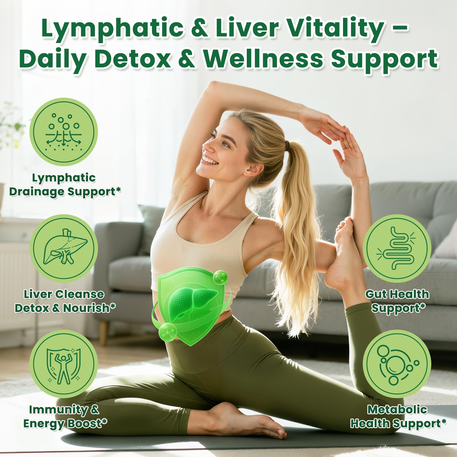 Textura líquida de SEPT YAN liposomal mostrando acción absorbible