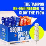Sequel primer plano del patrón helicoidal que mejora la absorción